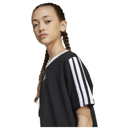 Adidas Παιδική κοντομάνικη μπλούζα Essentials 3-Stripes Boyfriend Tee